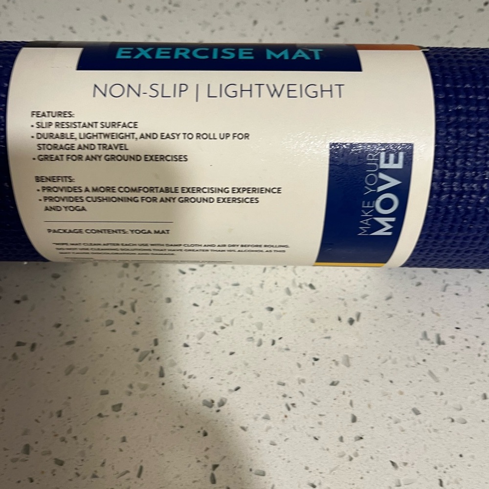 Exercise, yoga, mat perfect for traveling